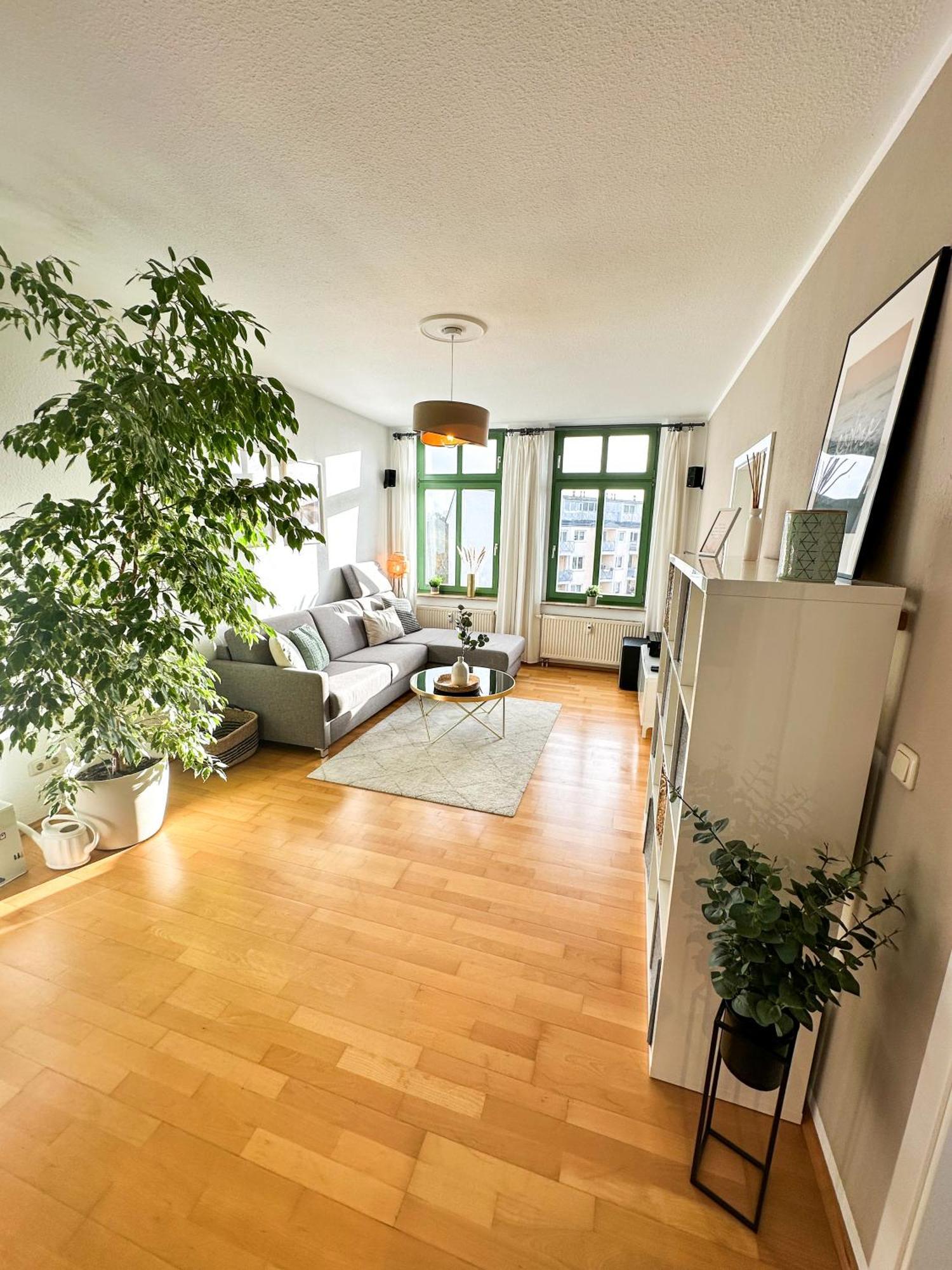 Apartment Helle Geraeumige 3r City-wohnung, Balkon Und Tv Streaming Magdeburg